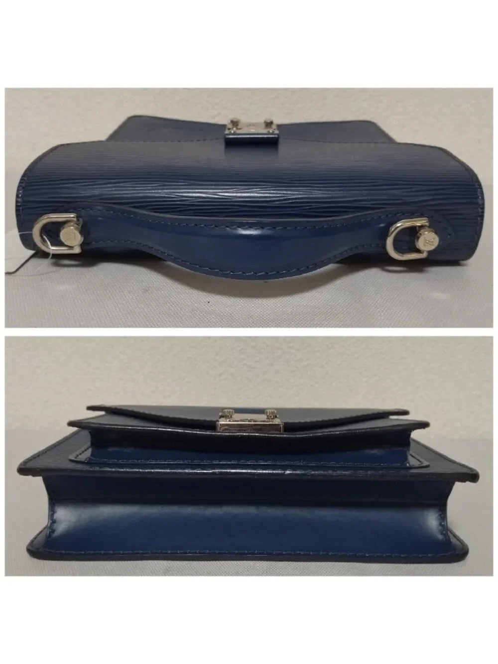 Louis Vuitton Monceau BB Epi Indigo Blue 2-Way Shoulder Bag